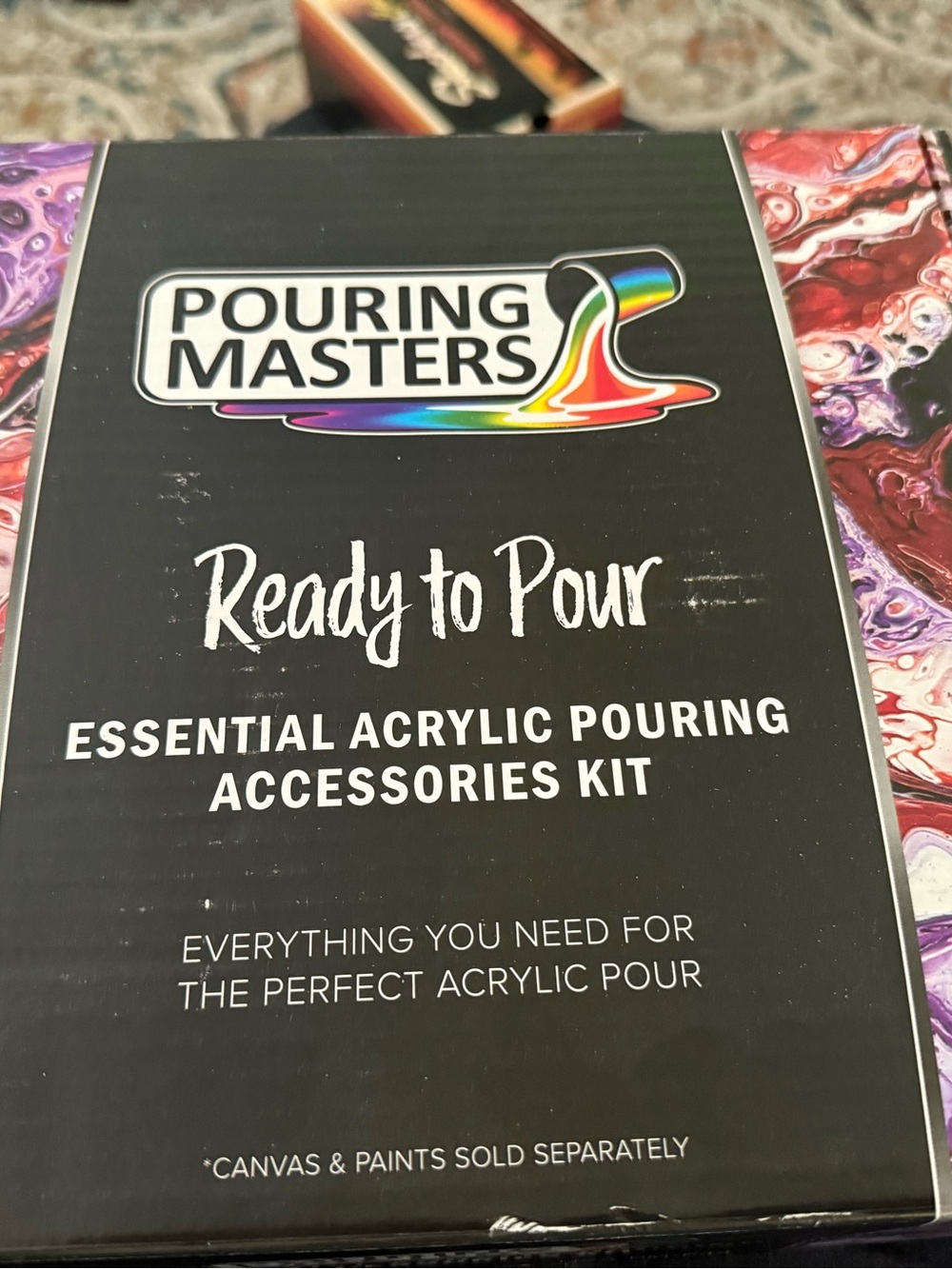 Ready to Pour Essential Acrylic Pouring Accessories Kit - Black